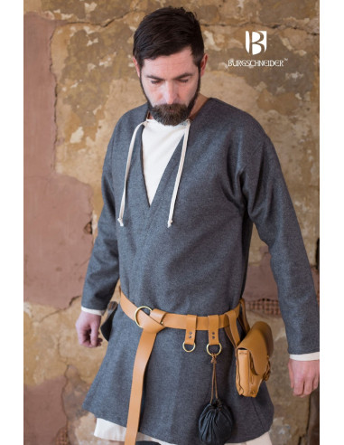 Medieval Tunic Loki gray long sleeve