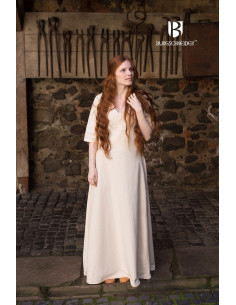 Medieval Tunic Cream Short Sleeve 2