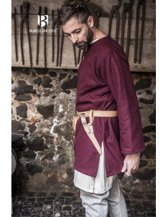 Medieval tunic Lodin, red