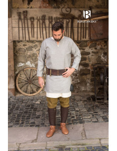 Medieval tunic Lodin, gray 2