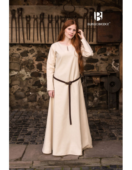 Medieval Tunic Cream Long Sleeve
