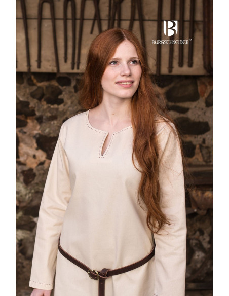 Medieval Tunic Cream Long Sleeve