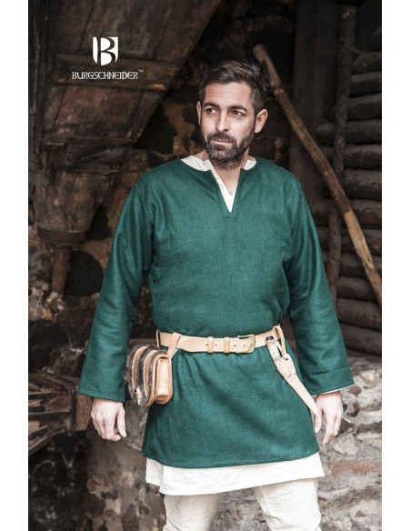 Medieval tunic Lodin, green