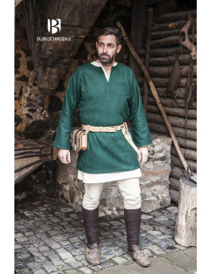 Medieval tunic Lodin, green 2
