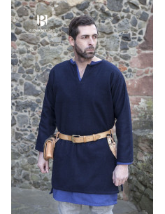 Medieval tunic Lodin, blue