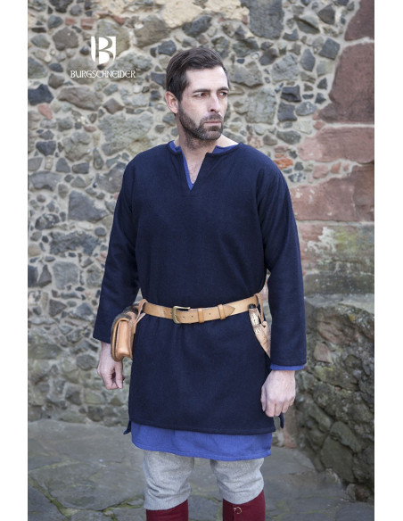 Medieval tunic Lodin, blue