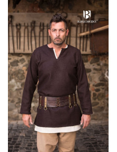 Medieval tunic Lodin, brown