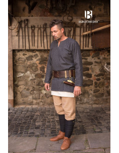 Lodin medieval tunic, dark gray