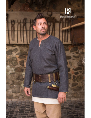 Lodin medieval tunic, dark gray