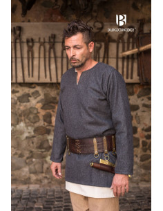Lodin medieval tunic, dark gray