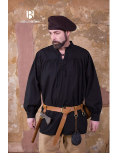 Medieval shirt Störtebecker ties, black 2