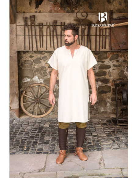Snorri Medieval Tunic, Cream