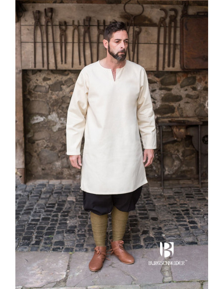 Medieval Tunic Leif, ecru