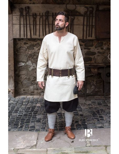Medieval Tunic Leif, ecru
