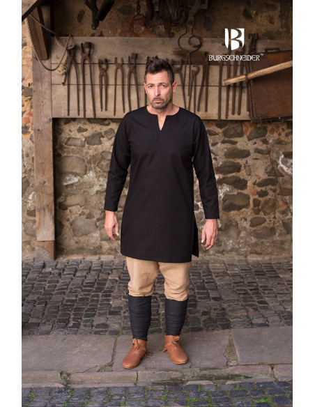 Medieval Tunic Leif, black