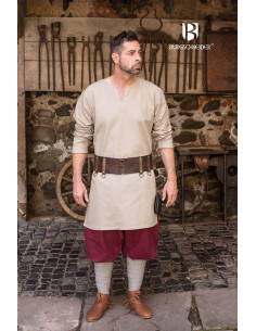 Medieval Tunic Leif, cream 2
