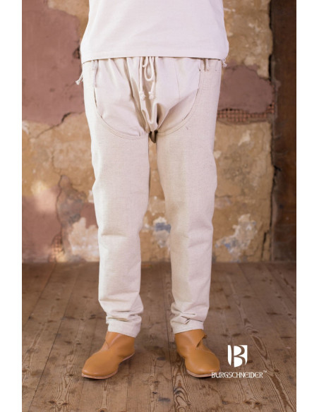 Brandolf medieval trousers, cream