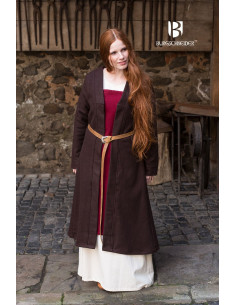 Brial Medieval Aslaug Brown in Wool