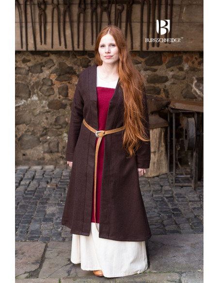 Brial Medieval Aslaug Brown in Wool