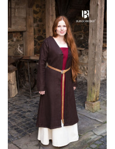 Brial Medieval Aslaug Brown in Wool