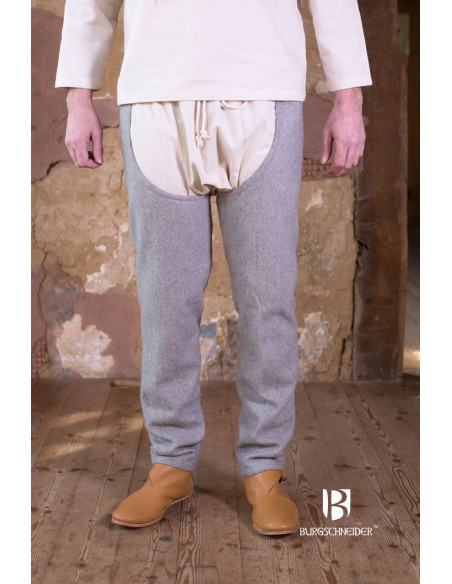 Bernulf woolen legs, gray