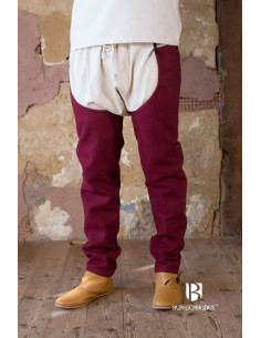 Bernulf Wool Legs, burgundy 2