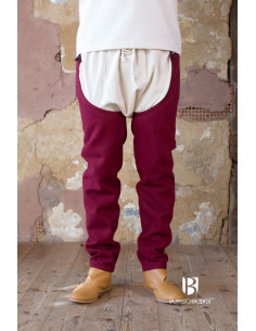 Bernulf Wool Legs, burgundy