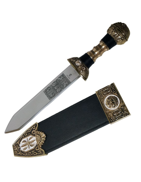 roman dagger with scabbard