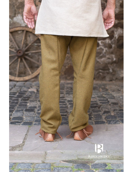 Thorsberg medieval trousers, mustard