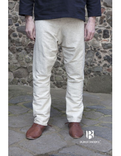Ragnar medieval trousers, cream