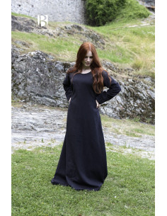 Freya medieval tunic, black 2