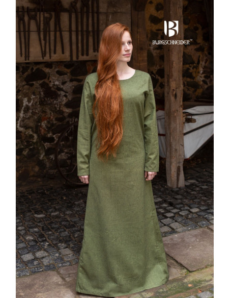 Medieval tunic Freya, green