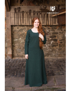 Freya medieval tunic, dark green 2