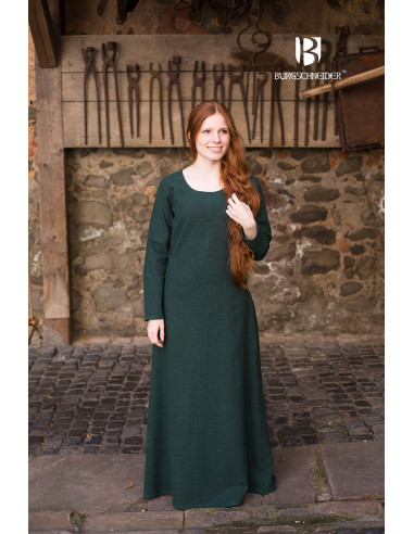 Freya medieval tunic, dark green