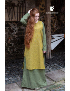 Medieval Woman's Surcoat Haithabu Mustard 2
