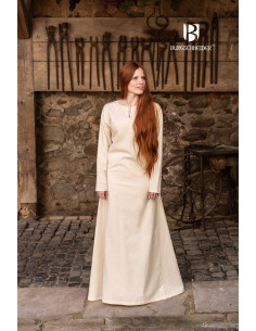 Medieval summer tunic Elisa, natural