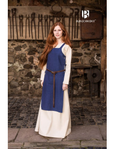 Gyda Blue Cotton Surcoat