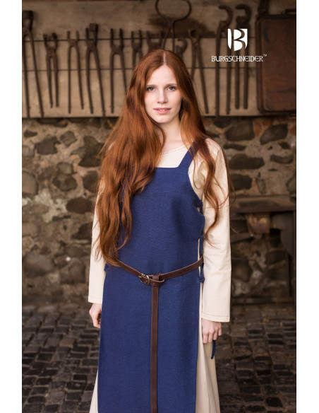 Gyda Blue Cotton Surcoat