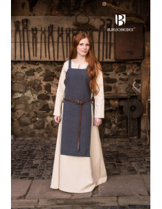 Gyda Gray Cotton Surcoat