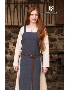 Gyda Gray Cotton Surcoat