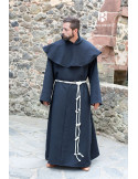 Medieval monk costume Benediktus, black