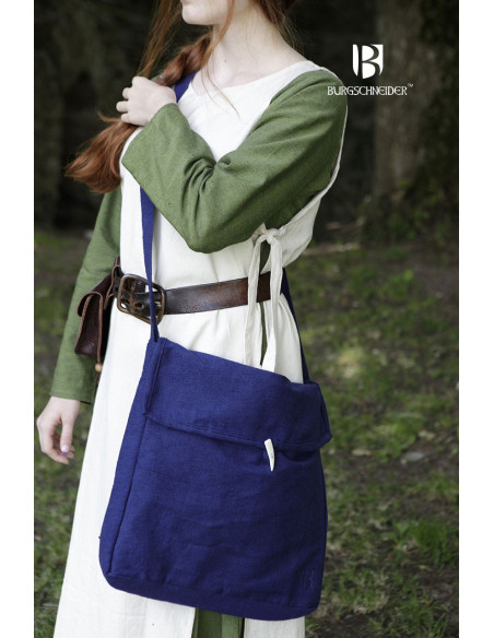 Ehwaz medieval bag, horn closure