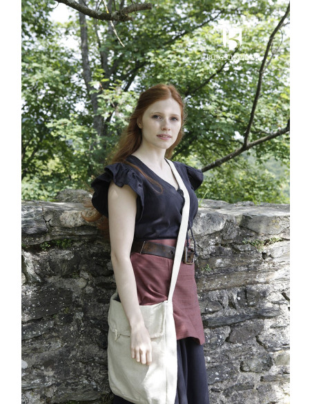 Ehwaz medieval bag, horn closure