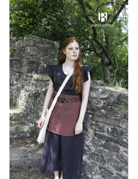 Ehwaz medieval bag, horn closure