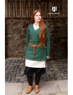 Green Frekja Medieval Tunic