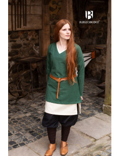 Green Frekja Medieval Tunic 2