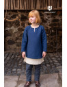 Medieval tunic for children, Eriksson blue