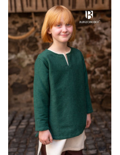 Medieval tunic for children, Eriksson green 2