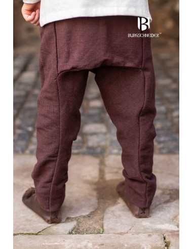 Medieval brown Ragnarsson boy's trousers