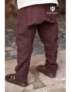 Medieval brown Ragnarsson boy's trousers